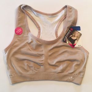 Lily of France Beige Sports Bra